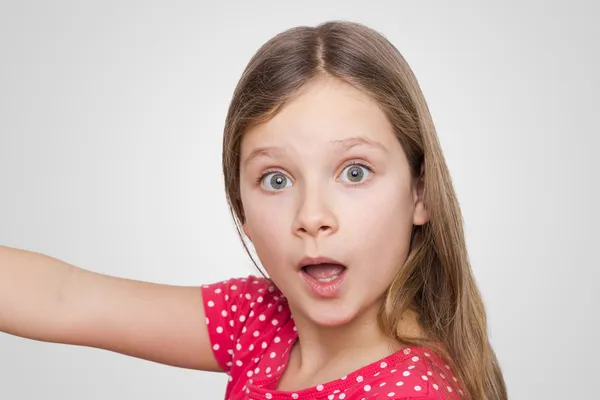 Surprised girl — Stock Photo, Image