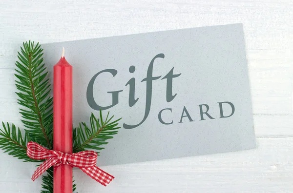 Gift card — Stock Photo, Image