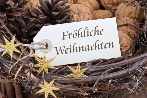 Weihnachtskarte — Stockfoto