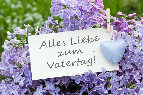 Vatertagskarte — Stockfoto