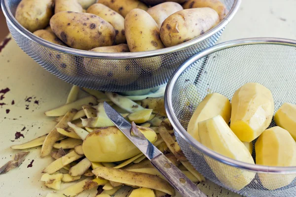 Gele aardappelen — Stockfoto