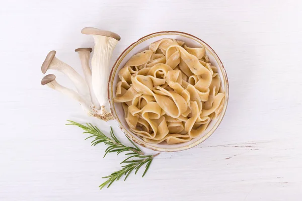 Fresh Pasta Mushrooms Rosemary — Stockfoto
