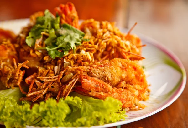 Fried shrimp — Stock Photo, Image