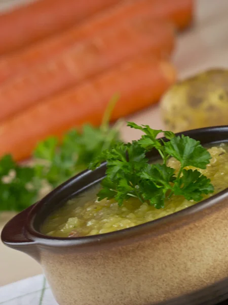 Rebus kentang dan bubur bit — Stok Foto