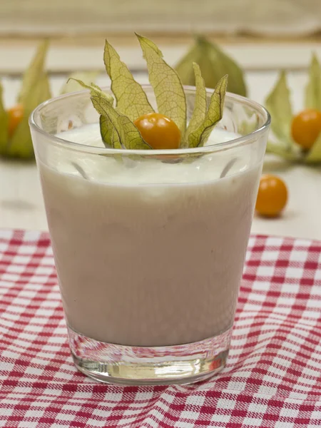 Yogur con fruta — Foto de Stock