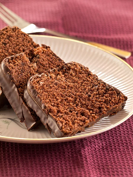 Bolo de chocolate — Fotografia de Stock