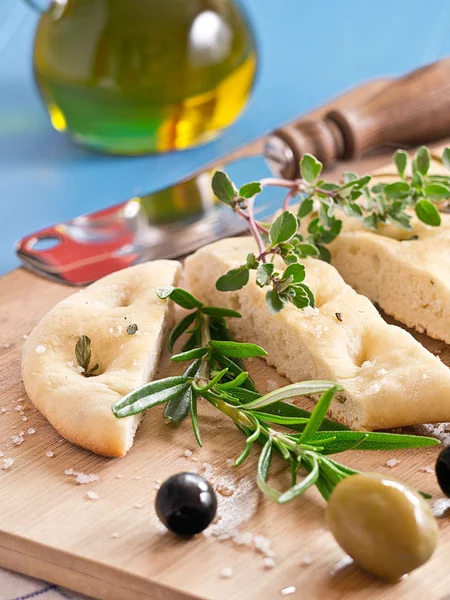 Pan de focaccia —  Fotos de Stock