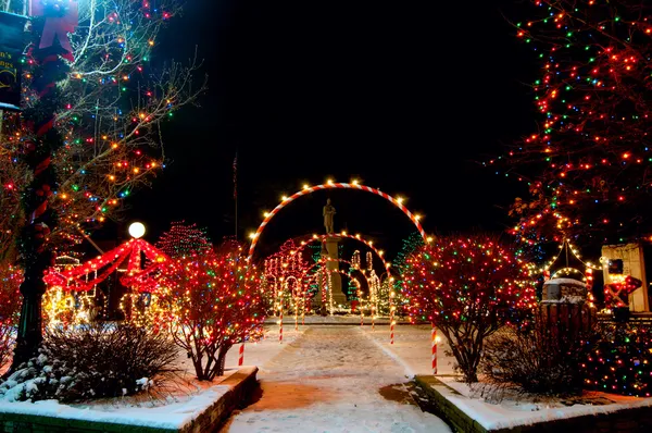 Villaggio Natale — Foto Stock