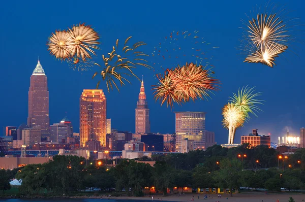 Feux d'artifice de Cleveland — Photo