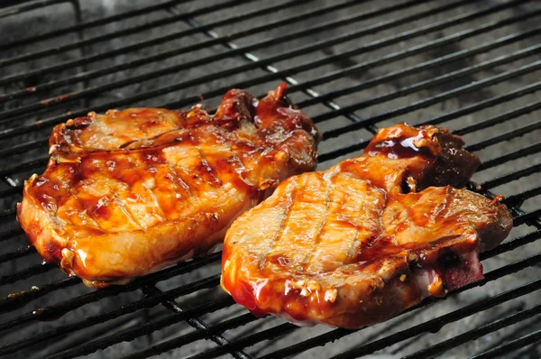 BBQ pork chops — Stock Photo, Image