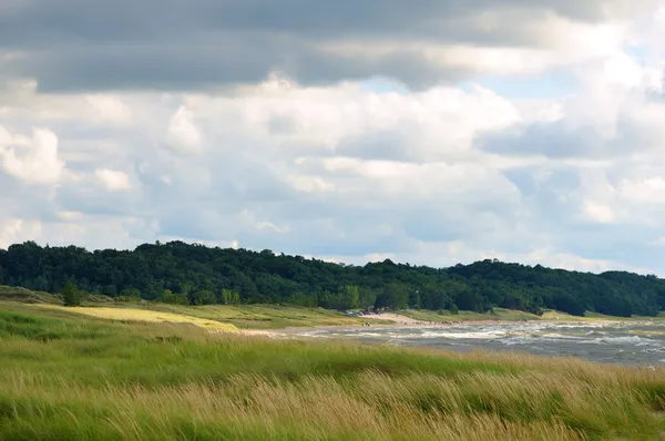 Kustlijn en strand — Stockfoto