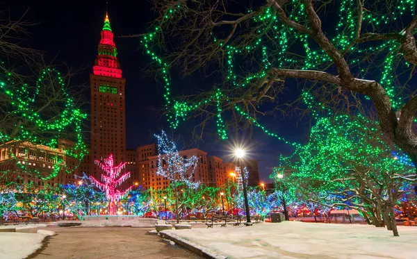 Cleveland Vánoce — Stock fotografie
