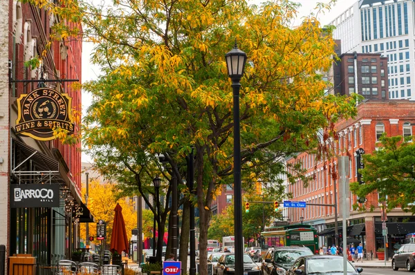 Cleveland straat scène — Stockfoto