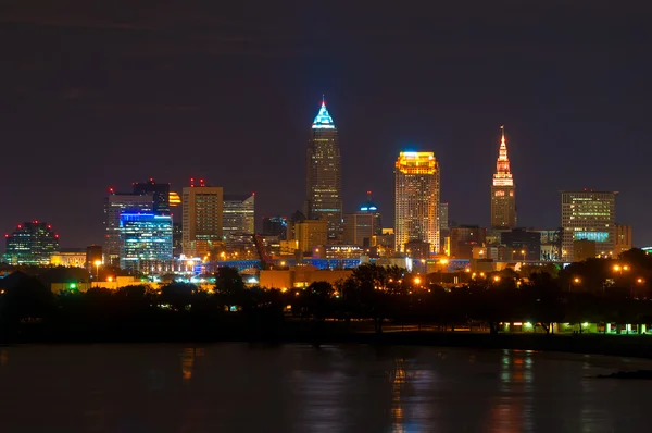 Lever de lune Cleveland — Photo