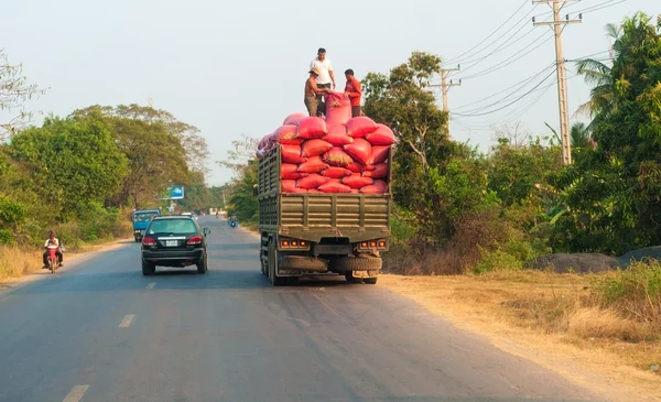 Cambodian traffic — Stock Photo, Image
