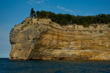 Munising, Michigan yakınlarındaki Lake Superior 'da bulunan National Lakeshore' daki Indian Head