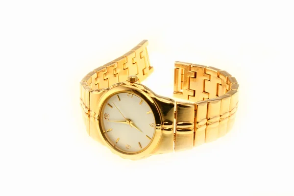 Reloj de oro — Foto de Stock