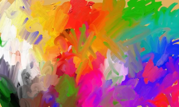 จานสีของศิลปิน — ภาพถ่ายสต็อก