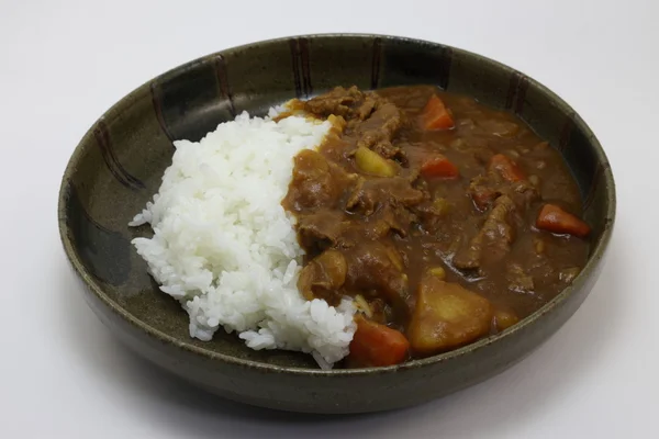 Curry and rice — Stock Photo, Image