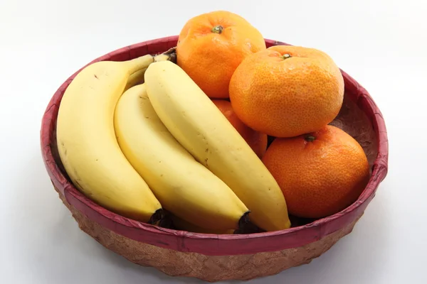 Orangen und Bananen — Stockfoto