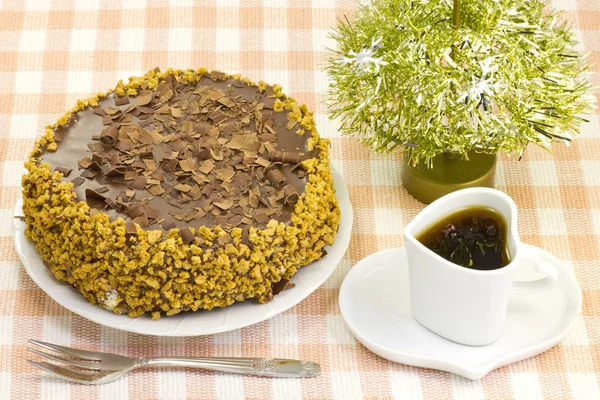 Torta al cioccolato e caffè — Foto Stock