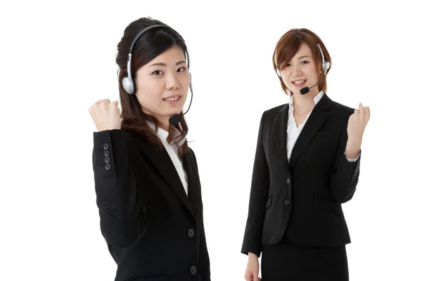 Two young business — Stock Photo, Image