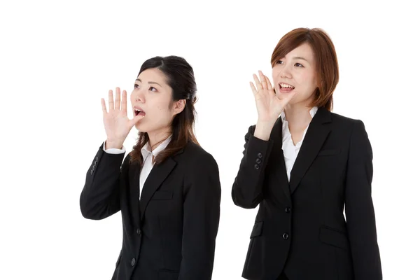 Two young business — Stock Photo, Image