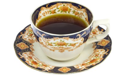 çiçek kahve fincanı
