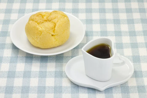 Kahve ve krem puf — Stok fotoğraf