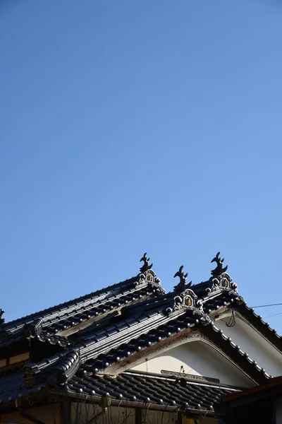 Japans-stijl dak en hemel — Stockfoto