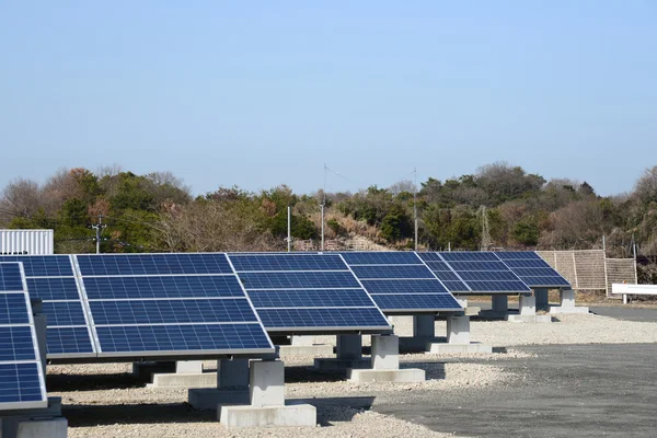 Солнечная электростанция — стоковое фото