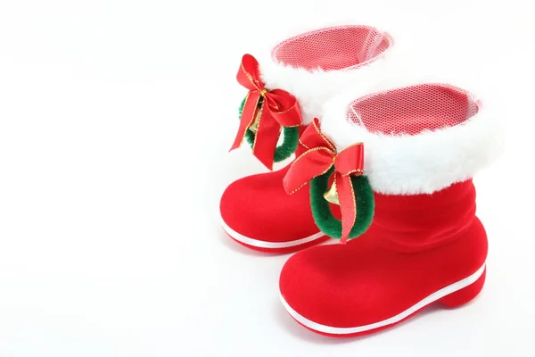 Santa's laarzen — Stockfoto