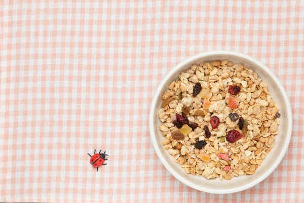 Fruits granola — Stock Photo, Image