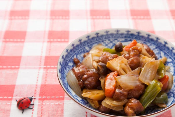 Sweet and sour pork — Stock Photo, Image