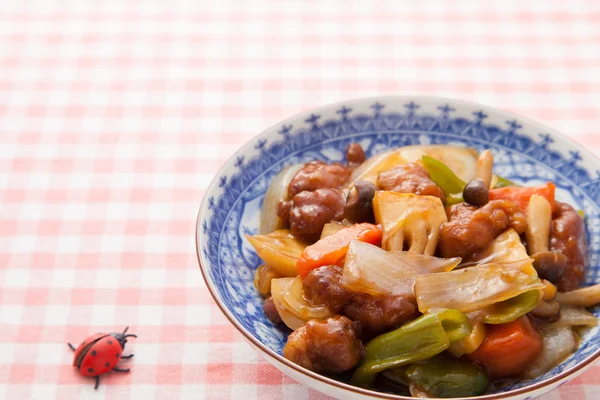 Sweet and sour pork — Stock Photo, Image