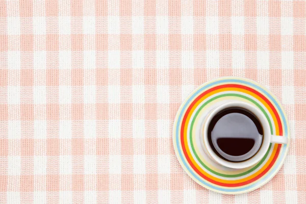 Caffè sulla tovaglia — Foto Stock