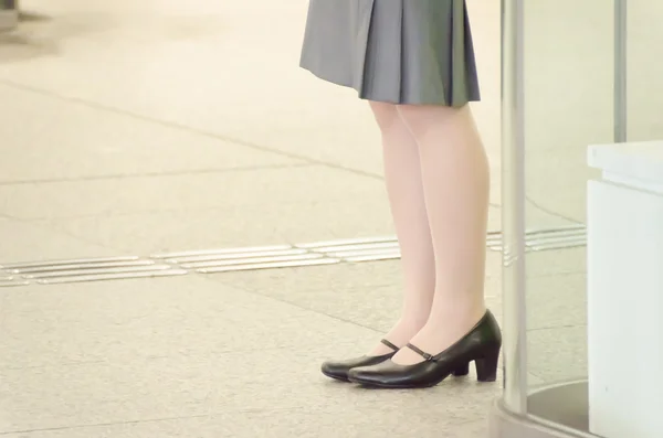 Legs of a business woman — Stock Photo, Image