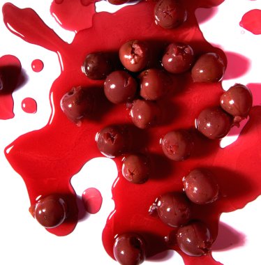 Kırmızı Kiraz dan soyutlama.