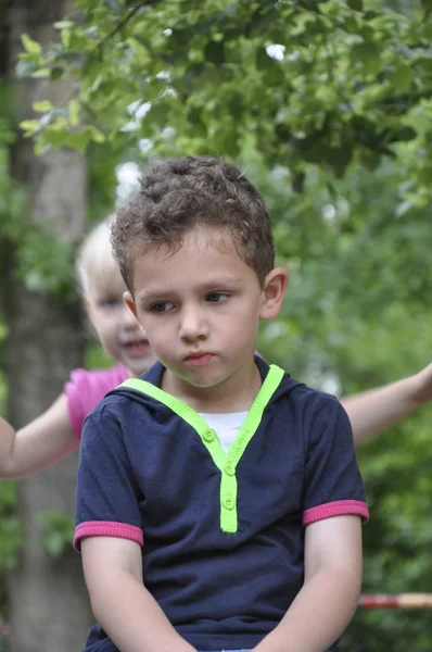 Droevige jongen. — Stockfoto