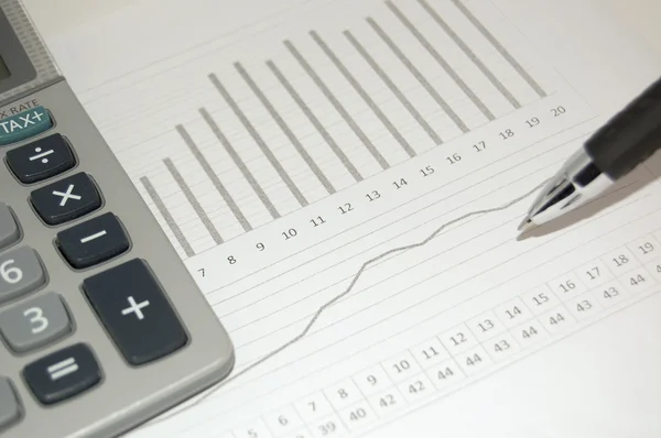 Financial calculation — Stock Photo, Image