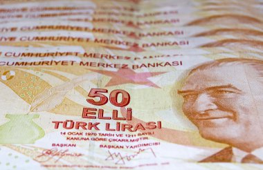 50 Türk Lirası yakın çekim