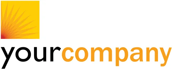 Vector - Logo design cége számára — Stock Vector