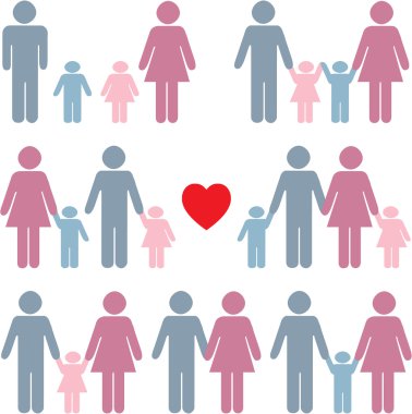 Aile hayatı simgesinin rengi ayarla