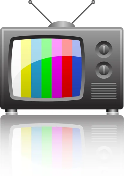 Television set — Stock Vector