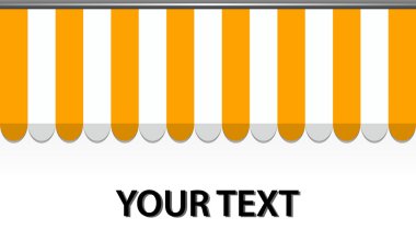 Sarı mağazası tente