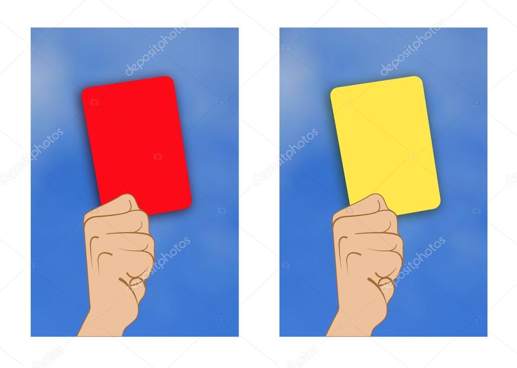 yellow card red card