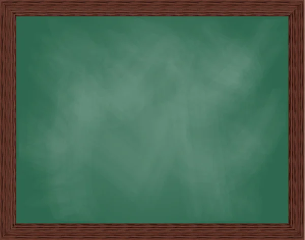 Blackboard with dark wooden frame — Stock Photo, Image