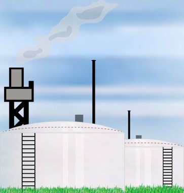 Petrol sanayi fabrikası