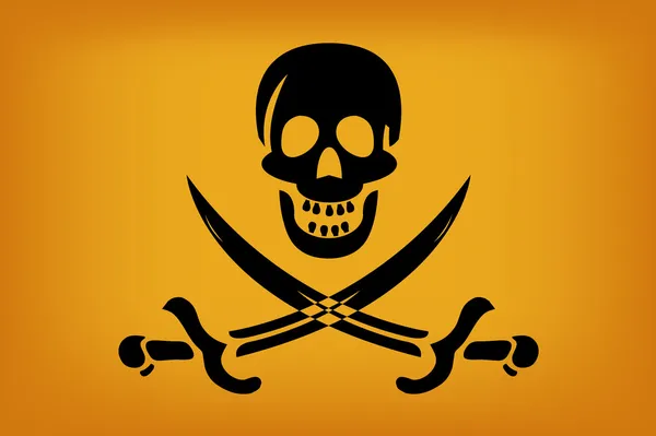 Pirate Flag — Stock Vector