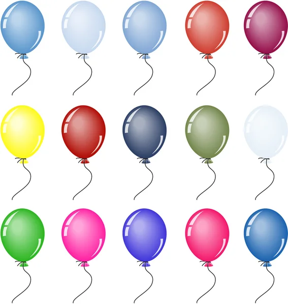 Globos de fiesta — Vector de stock